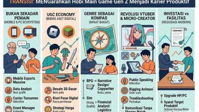 Cara Mengarahkan Hobi Main Game Gen Z Menjadi Karier Produktif