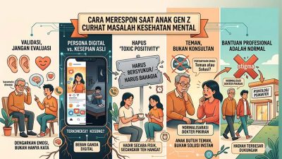 Cara Merespon Saat Anak Gen Z Curhat Masalah Kesehatan Mental