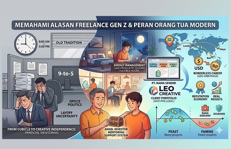Memahami Alasan Gen Z Lebih Suka Kerja Freelance Daripada Kantoran