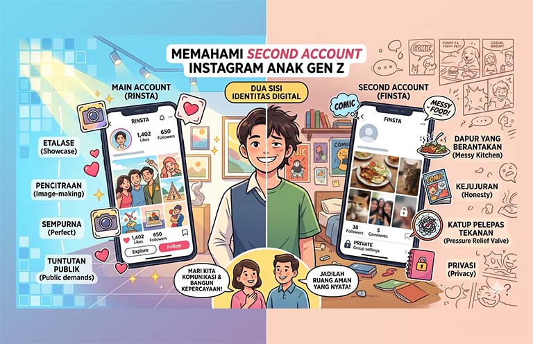 Memahami Istilah Second Account Instagram Pada Anak Gen Z