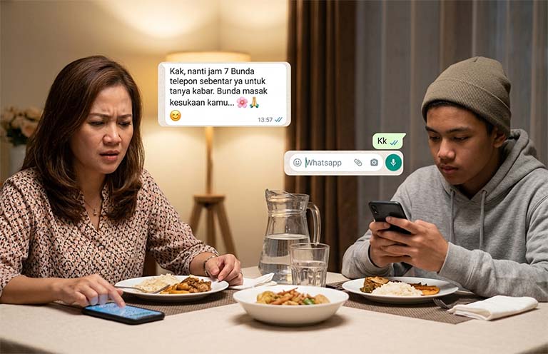 Perbedaan Gaya Komunikasi Gen Z Dan Orang Tua Milenial