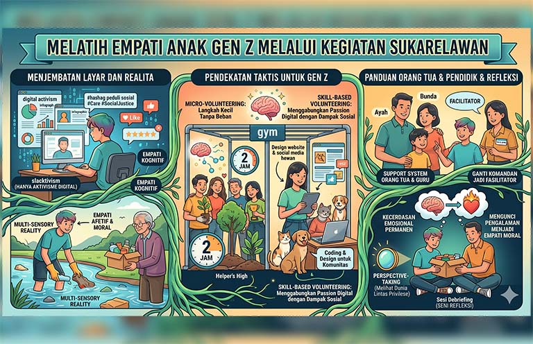 Tips Melatih Empati Anak Gen Z Melalui Kegiatan Sukarelawan