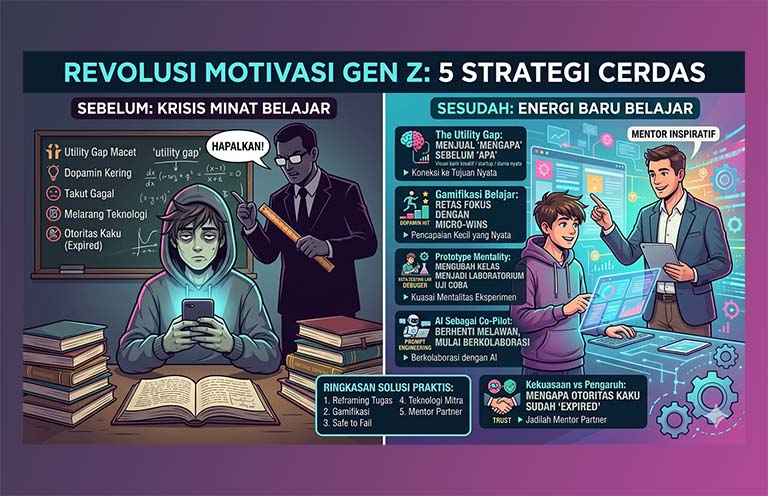Tips Memotivasi Siswa Gen Z Yang Kehilangan Minat Belajar