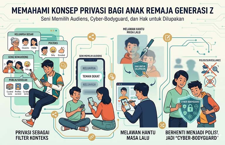 Cara Memahami Konsep Privasi Bagi Anak Remaja Generasi Z