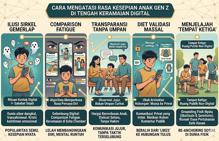 Cara Mengatasi Rasa Kesepian Anak Gen Z Di Tengah Keramaian Digital