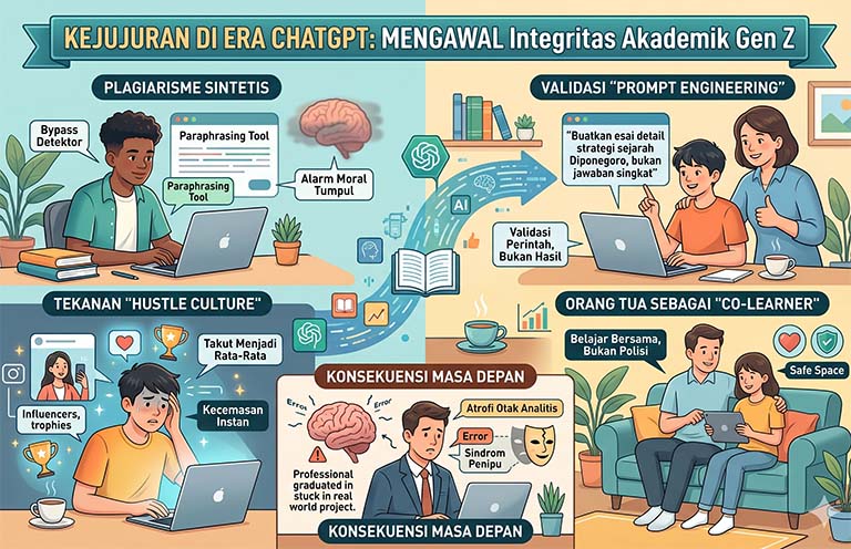 Cara Mengawal Integritas Akademik Gen Z Tanpa