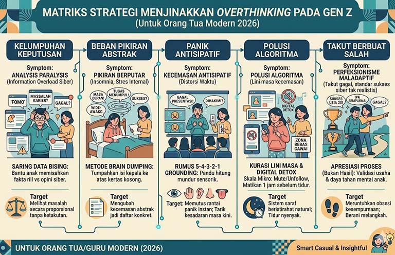 Cara Menghentikan Kebiasaan Overthinking Pada Anak Muda Gen Z