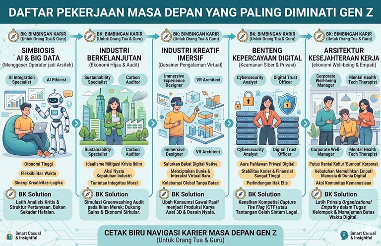 Daftar Pekerjaan Masa Depan Yang Paling Diminati Gen Z