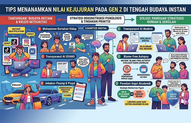 Tips Menanamkan Nilai Kejujuran Pada Gen Z Di Tengah Budaya Instan
