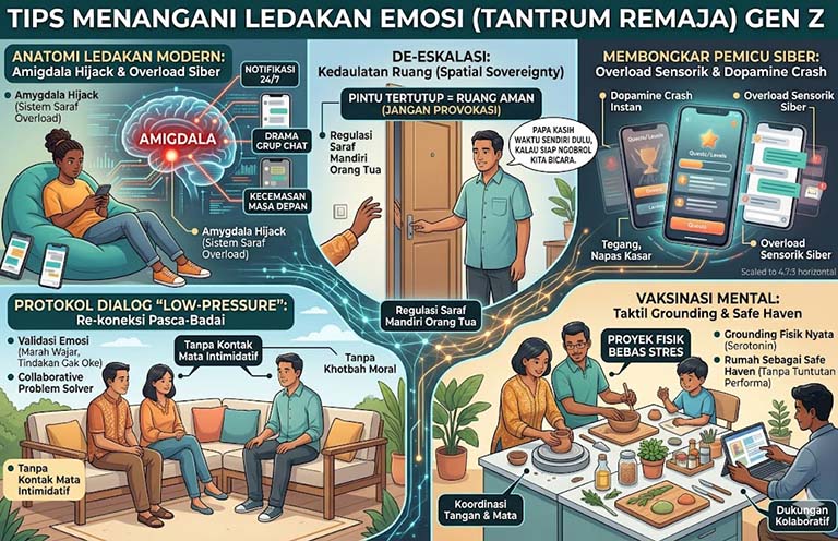Tips Menangani Ledakan Emosi (Tantrum Remaja) Pada Gen Z